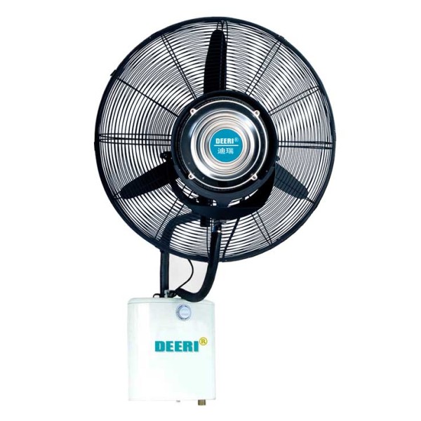 Global summer hot-selling wall-mounted spray humidification cooling dust removal atomization shaking head water mist fan